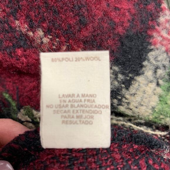 Mystree Plaid Raw Hem Fringe Blazer Sz Small - Picture 7 of 7